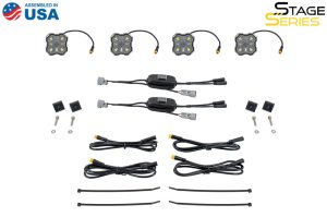 Toyota Tacoma LED Light Kit - Diode Dynamics - Stage Series - White Diffused - `24-`27 Toyota Tacoma LED Light Kit - Diode Dynamics - Stage Series - White Diffused - `24-`27